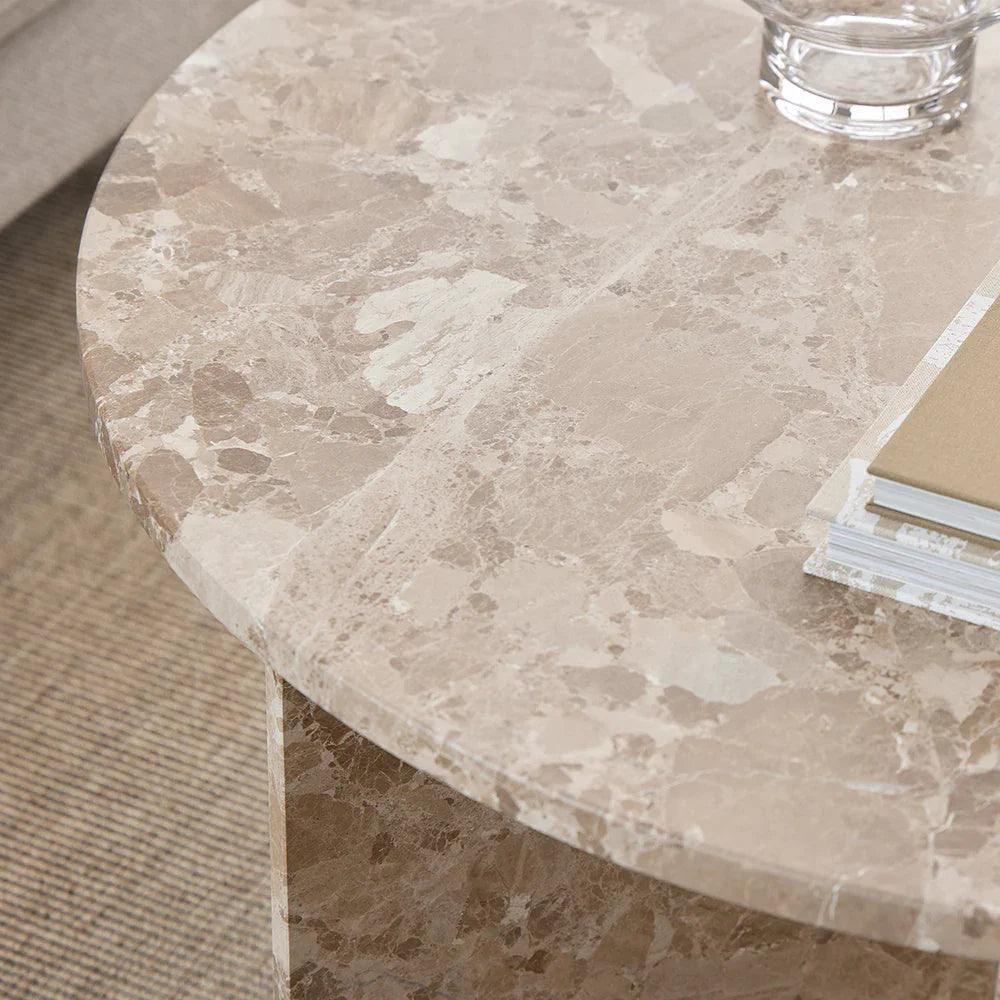 Coffee Table - Modern Marble Round