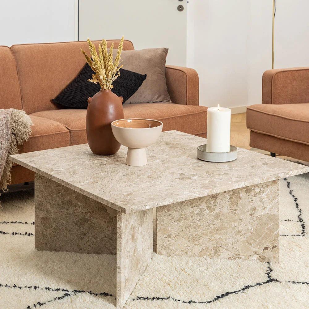 Coffee Table - Modern Marble Round