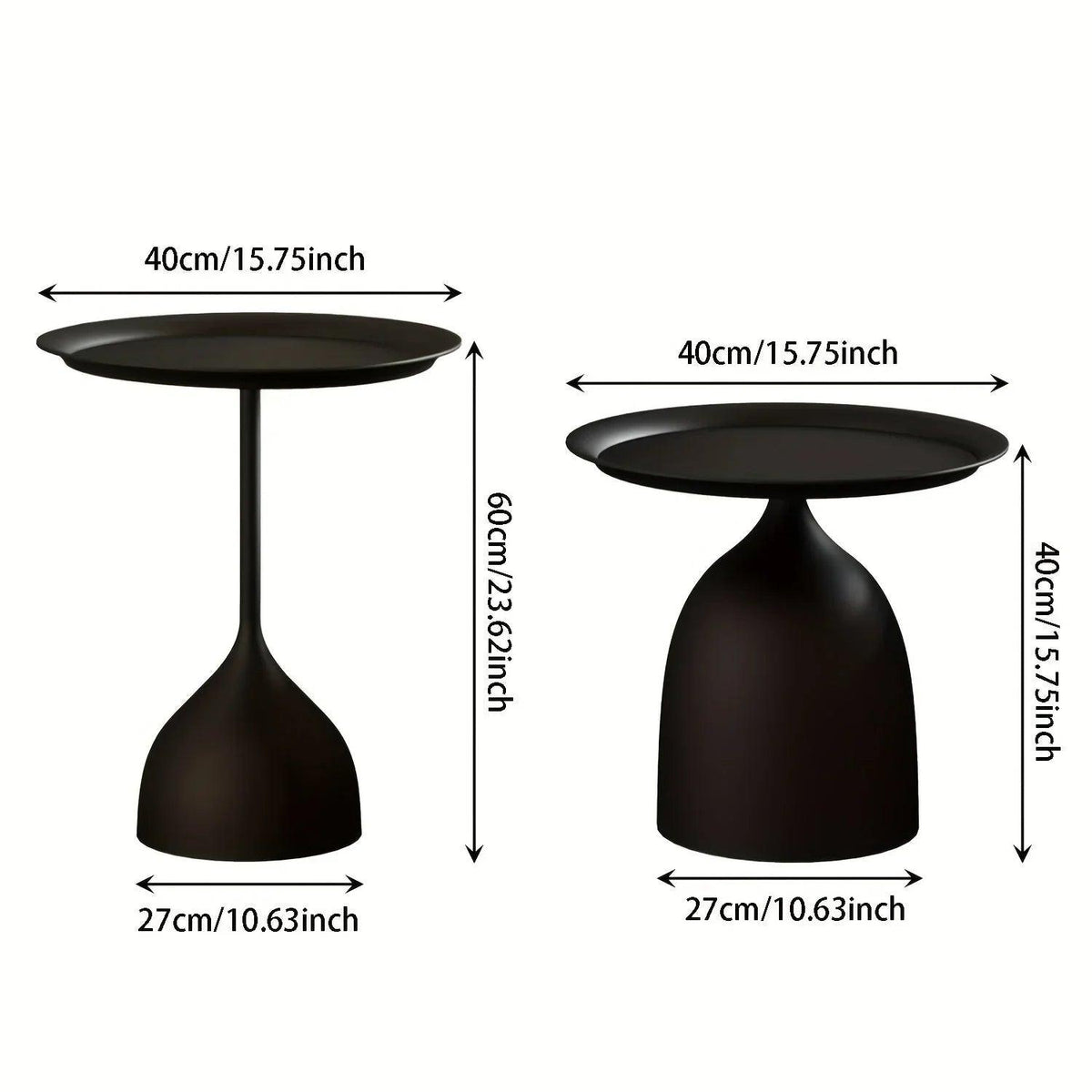 Coffee Table - Modern Metal Round