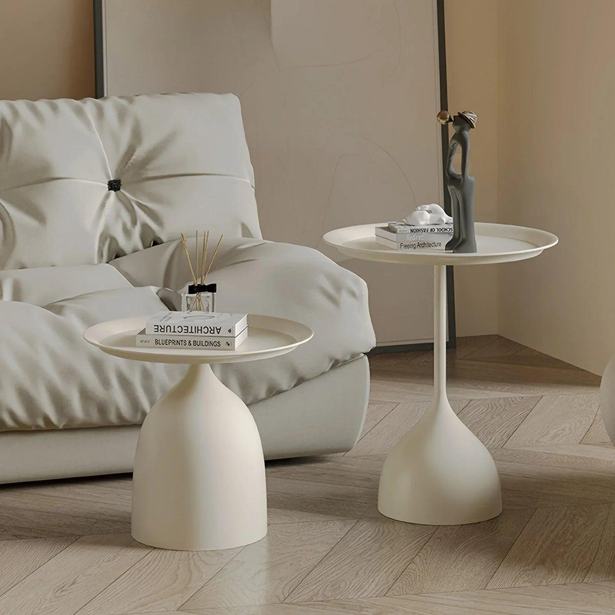 Coffee Table - Modern Metal Round