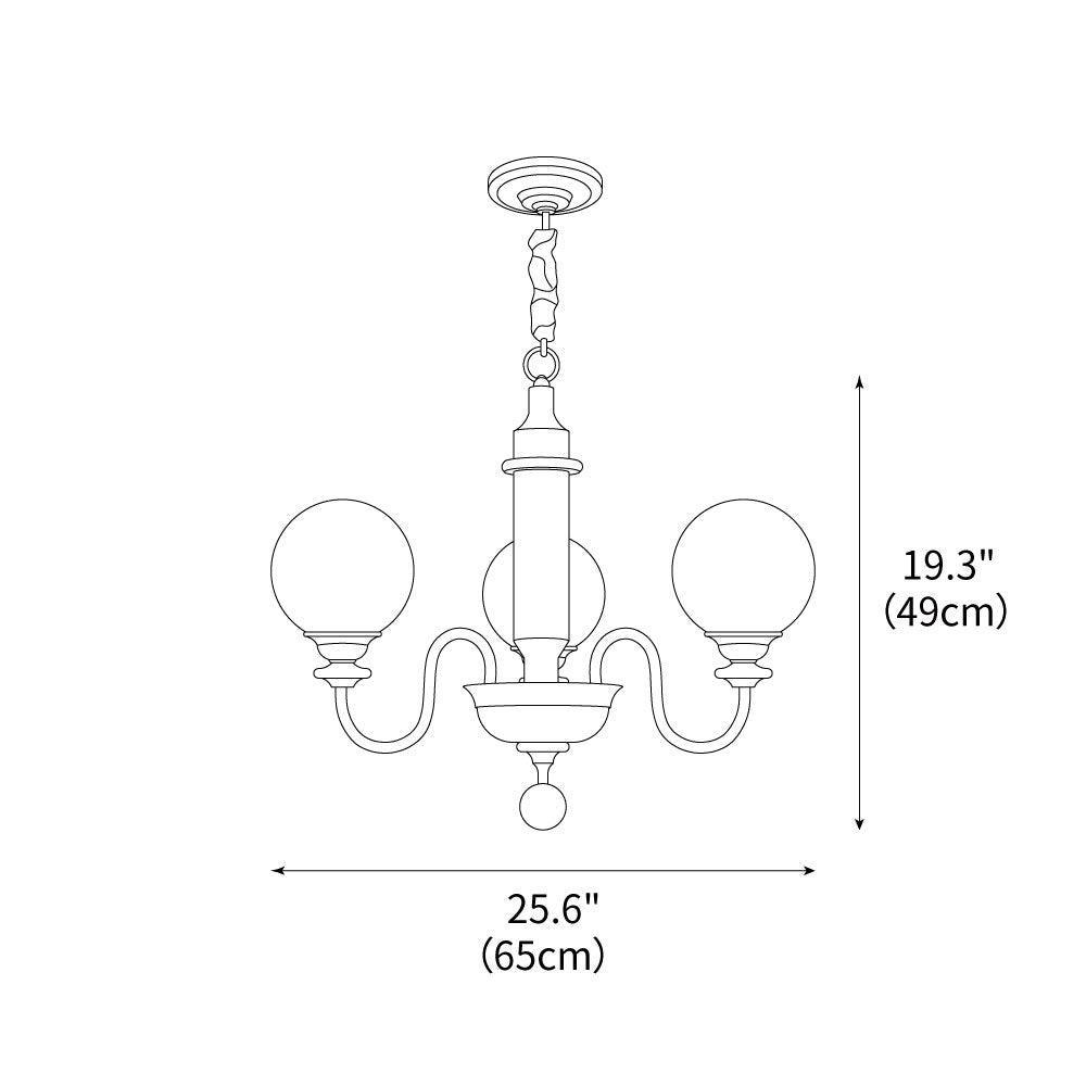 Colonial Grace Chandelier