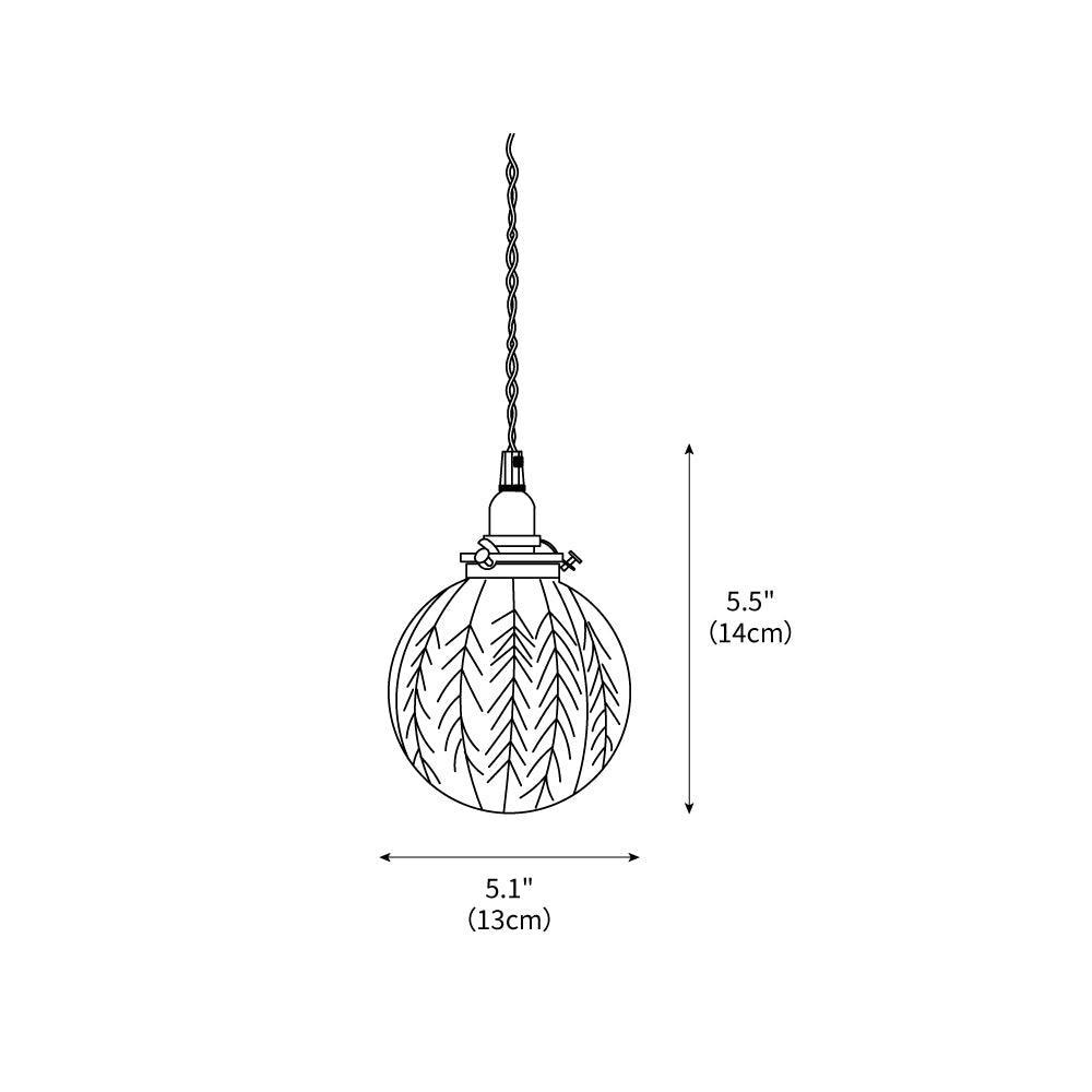 Colonial Global Pendant Light 5.1