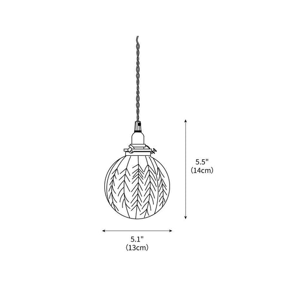 Colonial Global Pendant Light 5.1