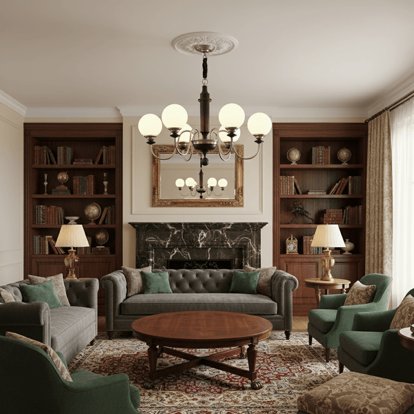 Colonial Grace Chandelier