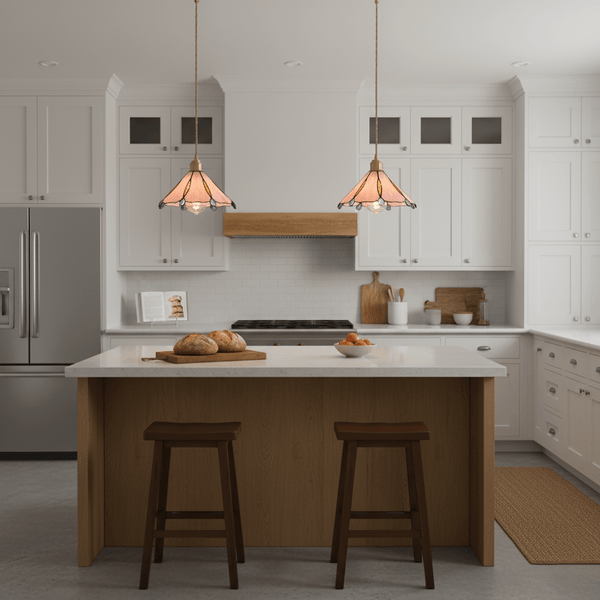 Colorful Stained Glass Pendant Light