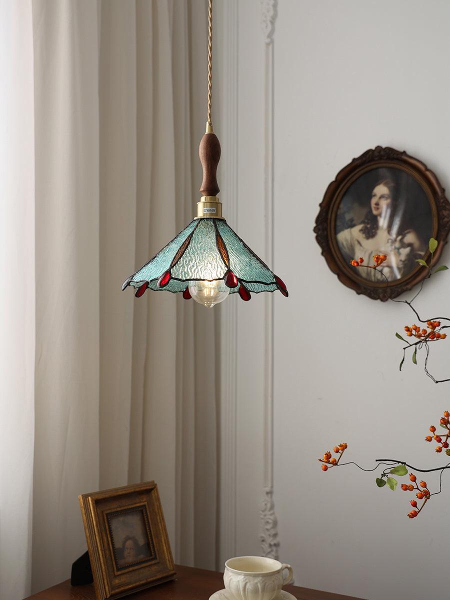 Colorful Stained Glass Pendant Light