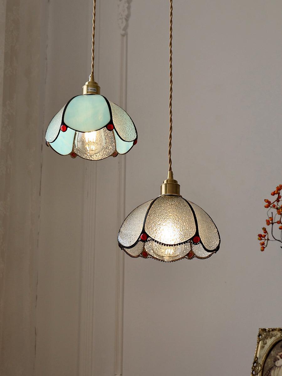 Colorful Stained Glass Pendant Light