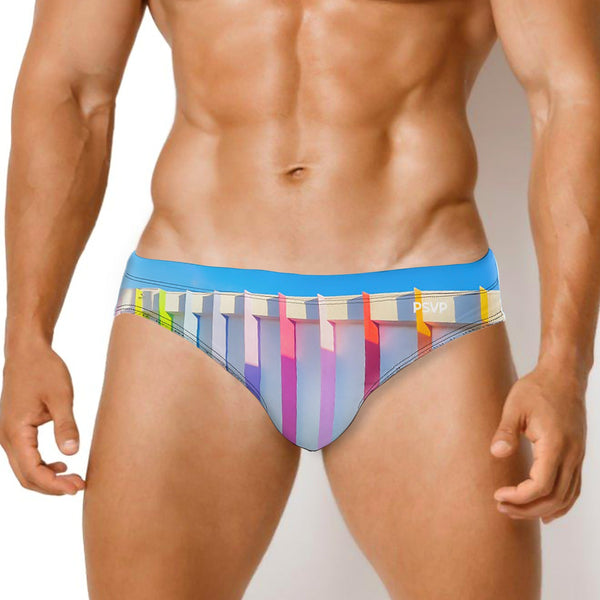 Pixel Punch Swim Brief