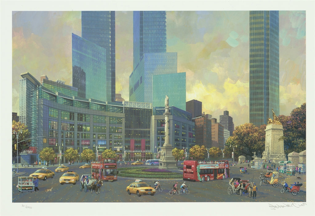 Columbus Circle (UNFRAMED) by Alexander Chen - 11.5