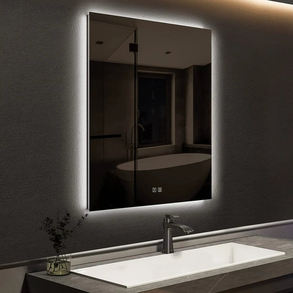 Compact Sleek Backlit LED Bathroom Mirror