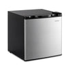 Compact Mini Fridge with 7-Level Adjustable Thermostat-Silver