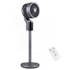 Compact Oscillating Standing Fan with 70° Oscillation and 90° Tilt for Home Office-Gray
