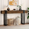 Console Table - Industrial Metal Narrow
