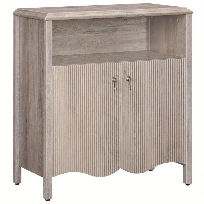 Console Table - Storage Gray