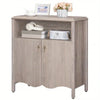Console Table - Storage Gray