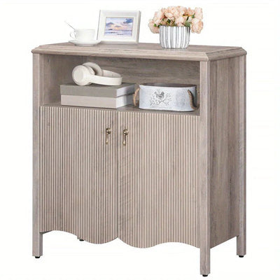 Console Table - Storage Gray