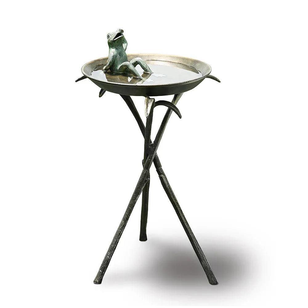 Cool Frog Birdbath - Gifts for You 'n Me