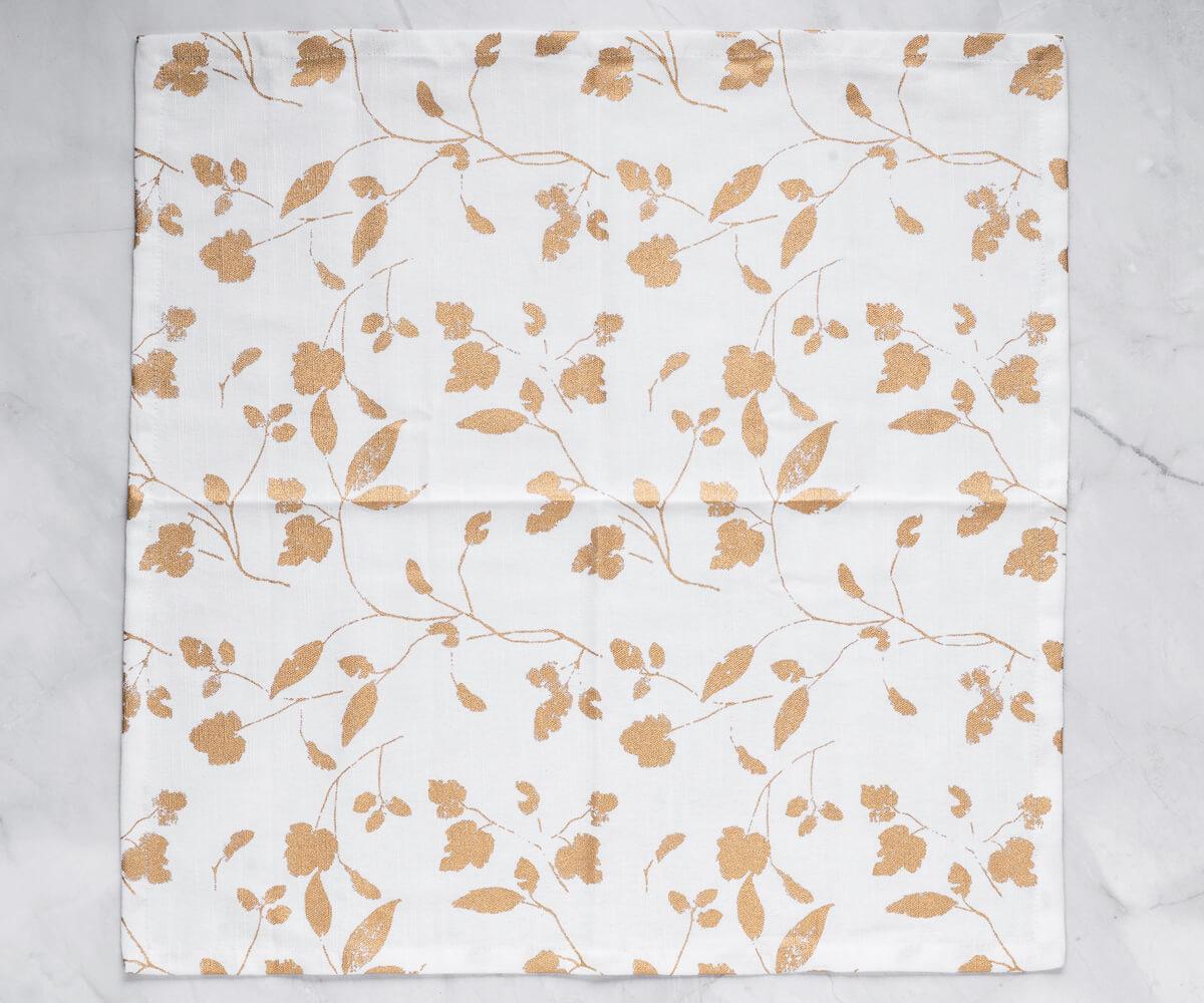 Printed Napkins - Metallic Gold Foil Napkins