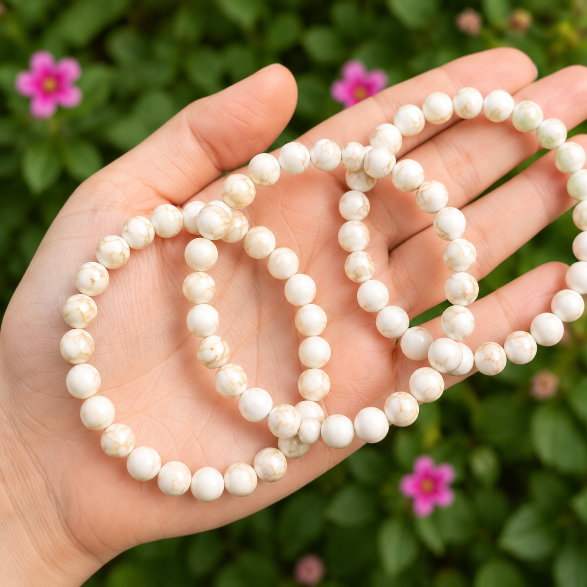 Copper Howlite Bracelet (Communication and Calming)