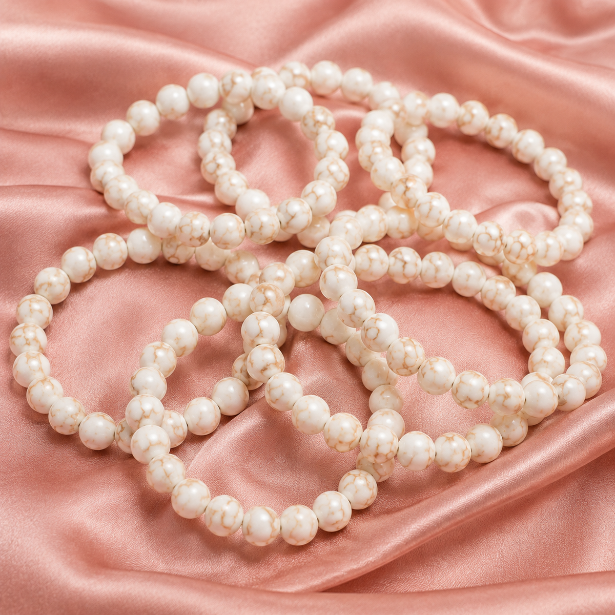 Copper Howlite Bracelet (Communication and Calming)