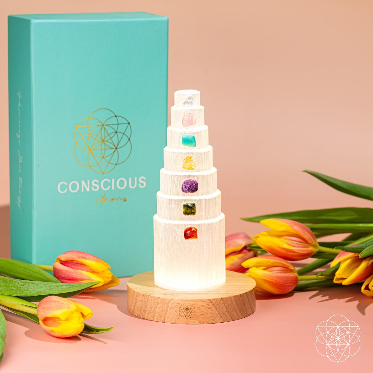 The Stress Shield Lamp - 7 Stones of Healing