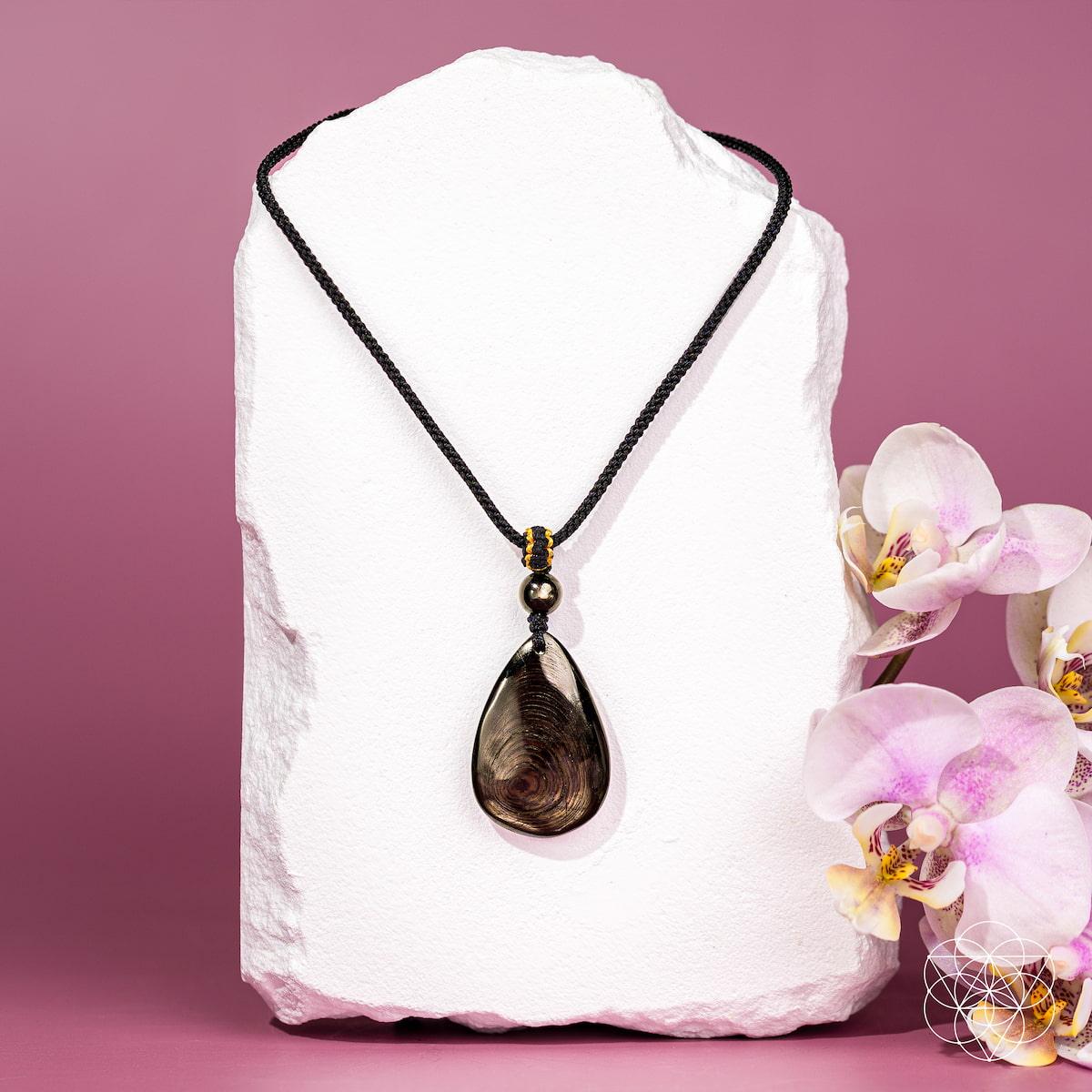 The ﻿Hypersthene Millionaire Manifestation Pendant