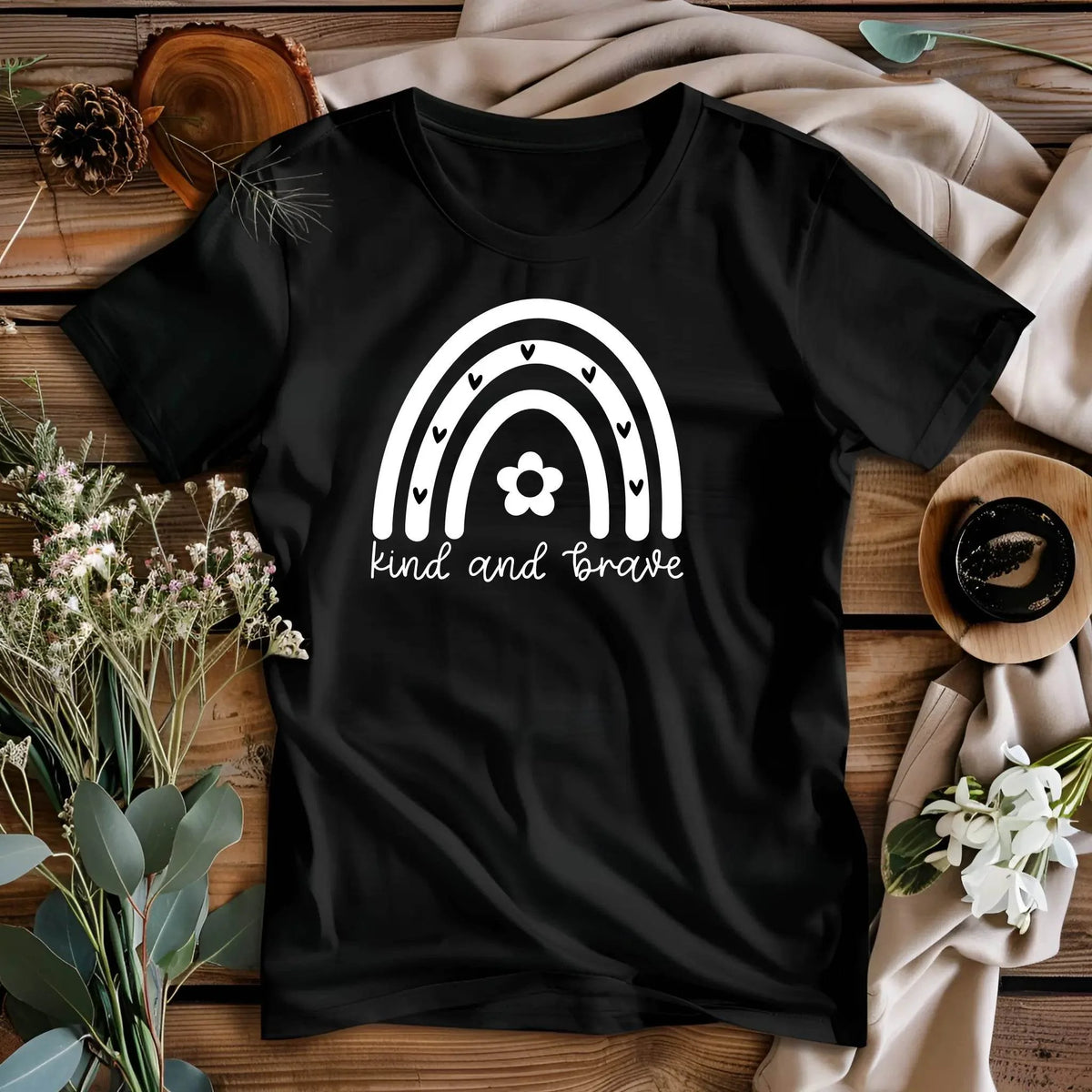 Kind and Brave T-Shirt – Empowering Everyday Style