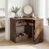 Corner Computer Desk Triangle Home Office Desk with Adjustable Shelf and Arc-Shaped Profile-Rustic Brown