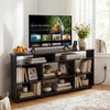 Corner Entertainment Center TV Stand for TVs up to 55 Inch-Black
