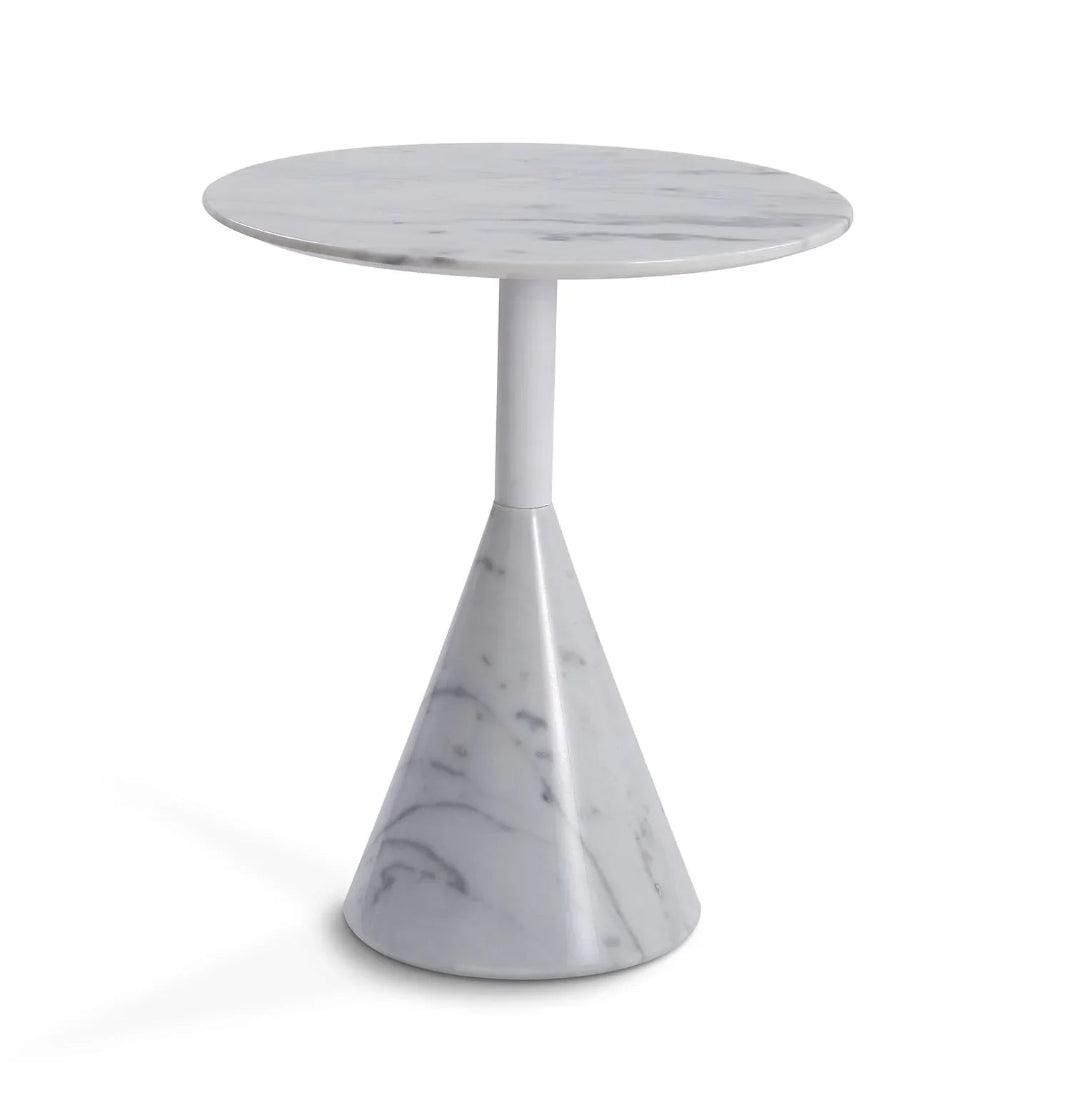 Cosette Marble Side Table Snake Oil Guru