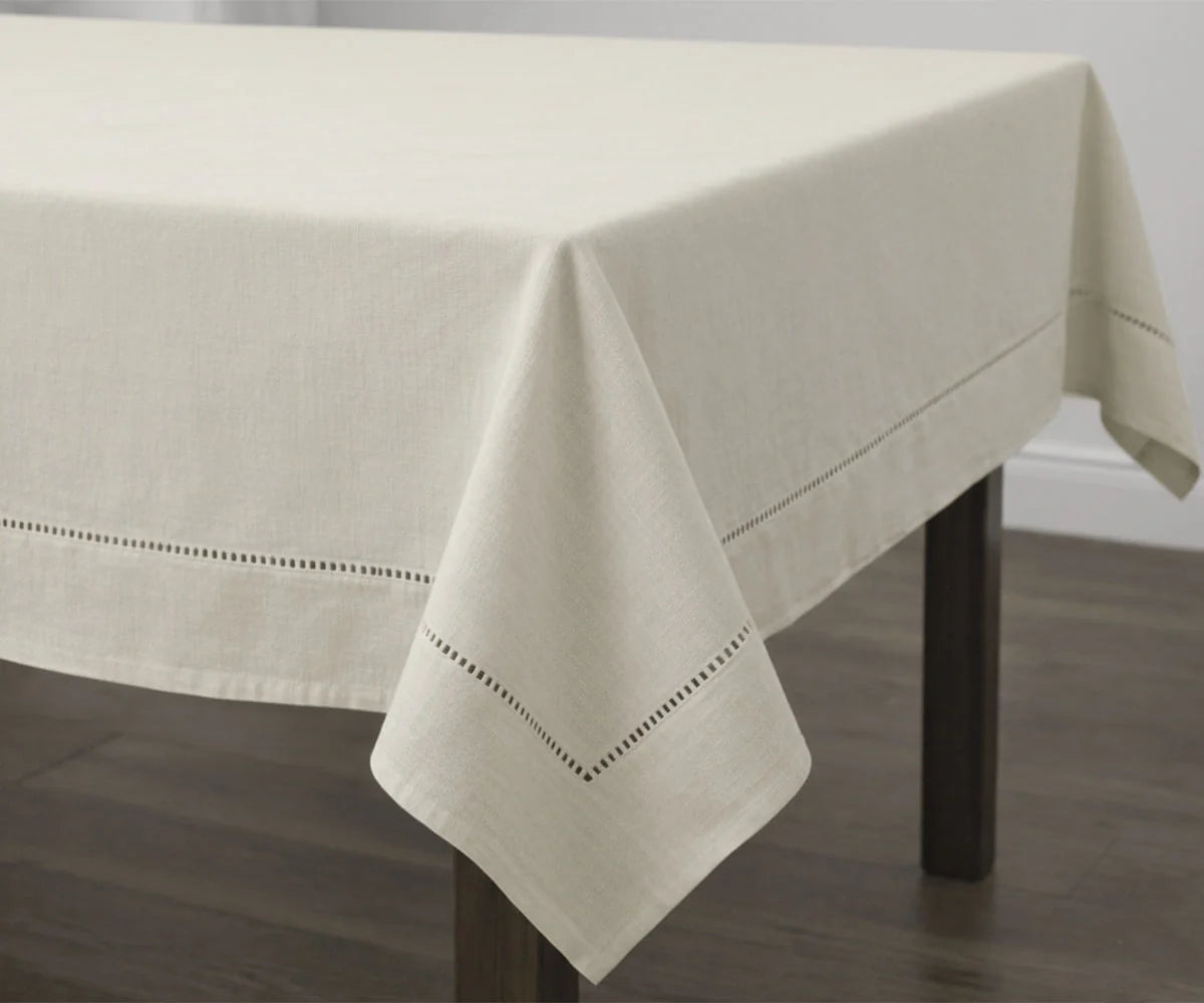 Hemstitched Border Tablecloth