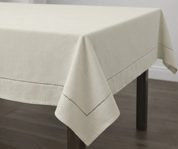 Hemstitched Border Tablecloth
