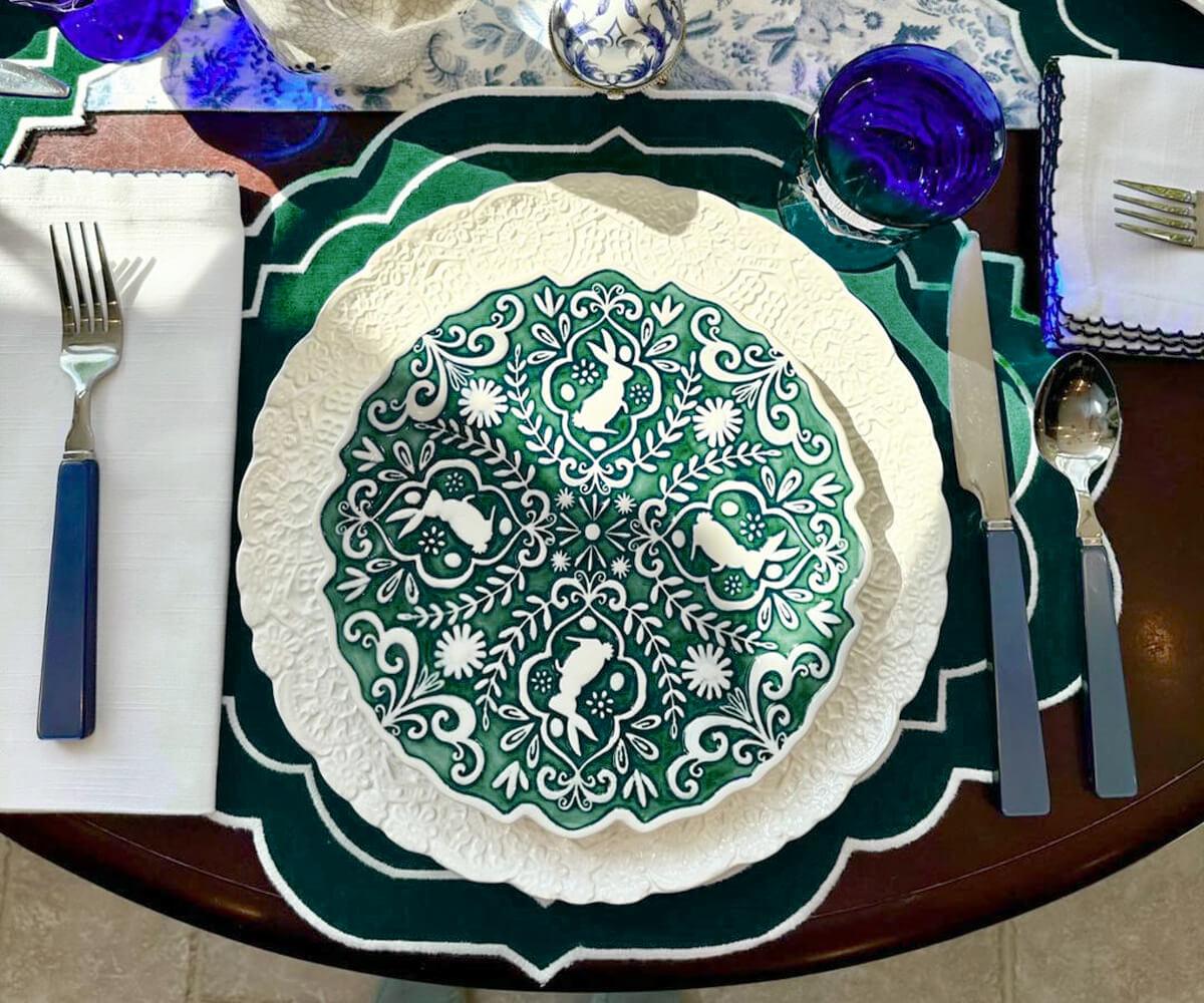Oval Placemats Set of 4 - Cotton Placemats