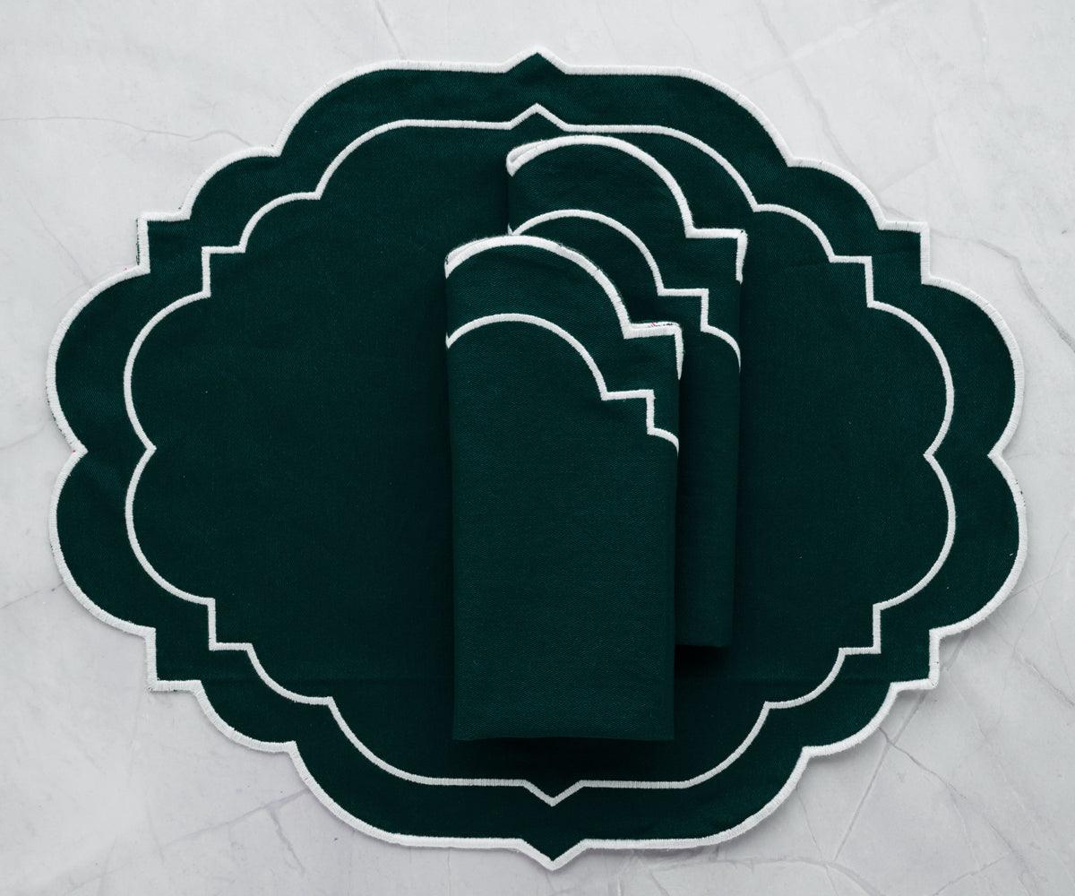 Oval Placemats - Cloth Placemats Set of 4