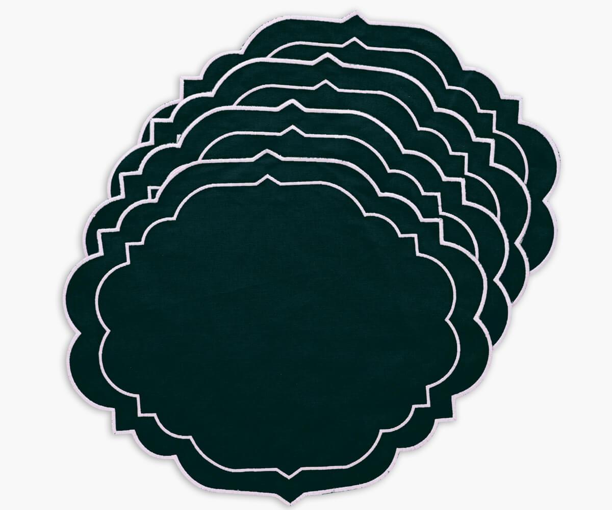 Oval Placemats Set of 4 - Cotton Placemats