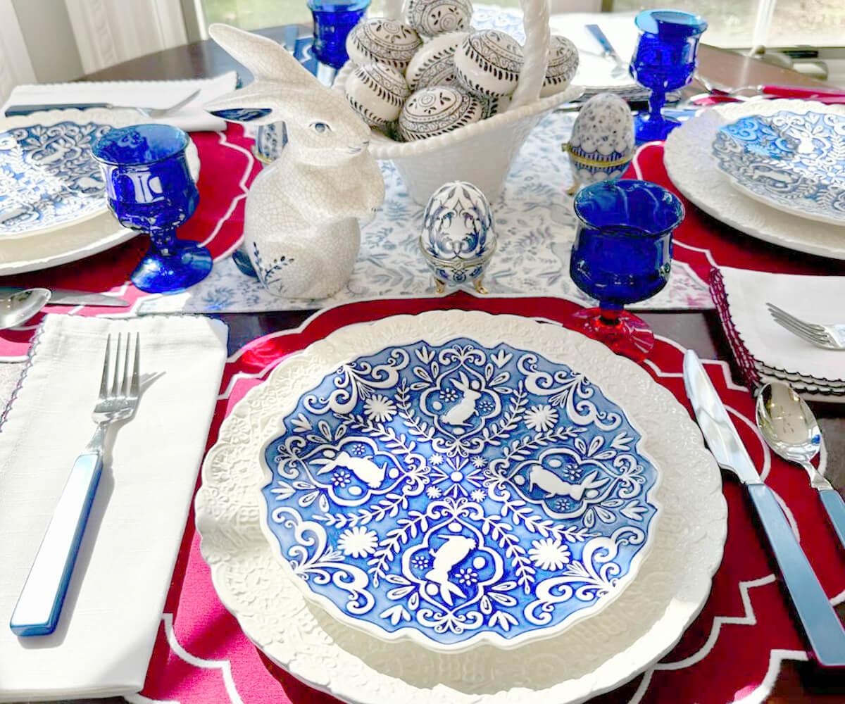 Oval Placemats Set of 4 - Cotton Placemats