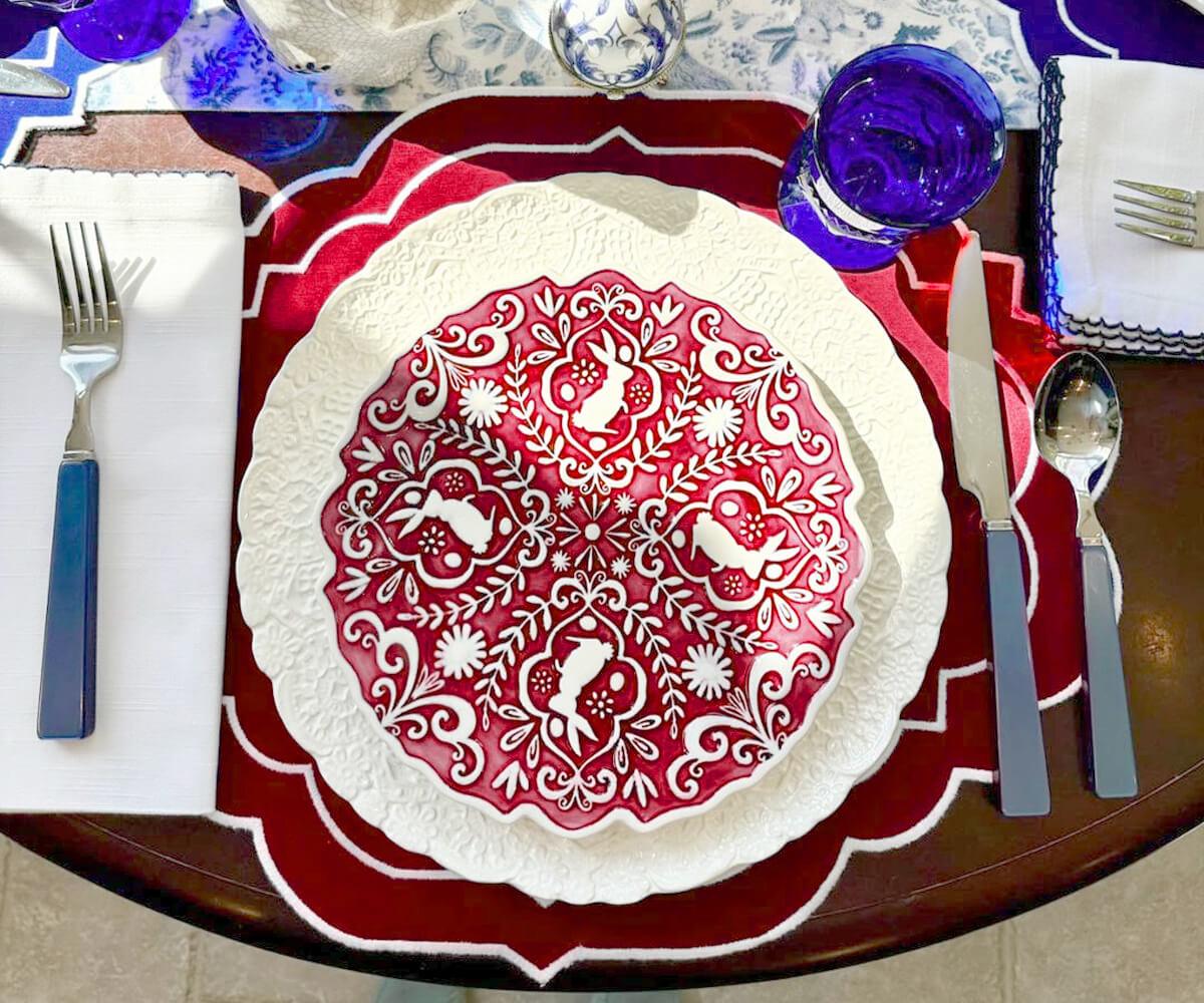 Oval Placemats Set of 4 - Cotton Placemats