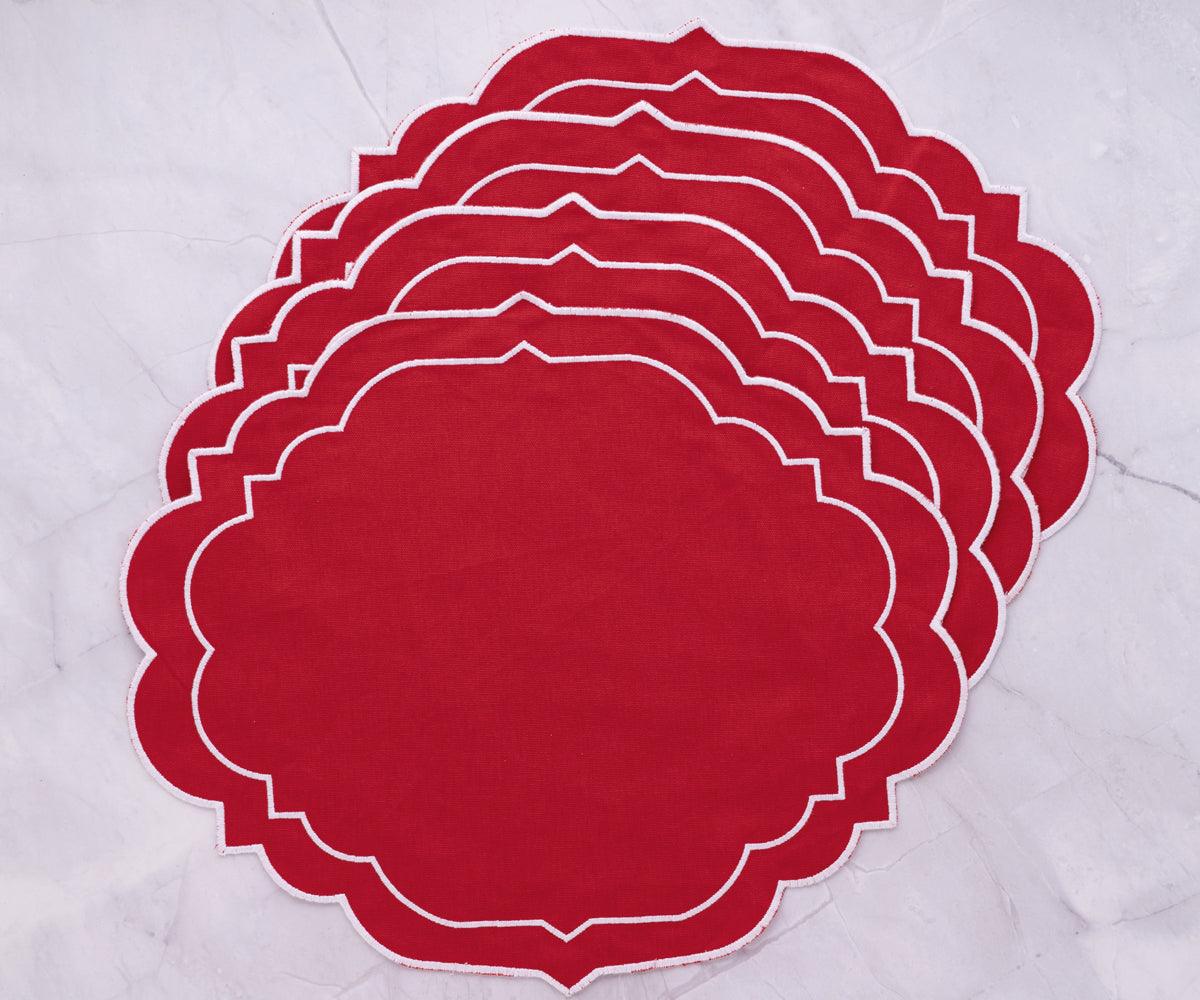 Oval Placemats - Cloth Placemats Set of 4