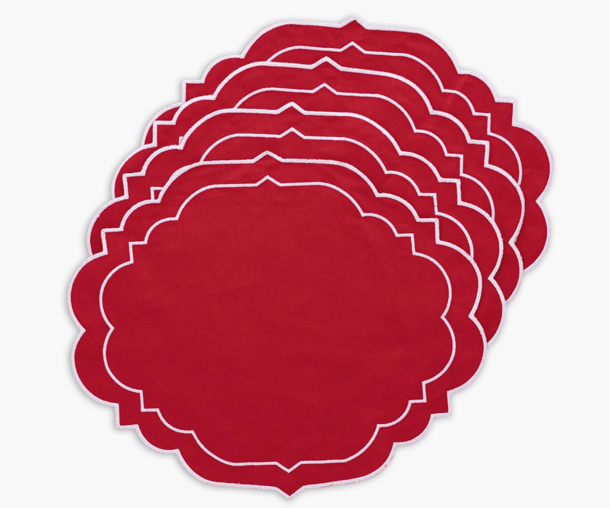 Oval Placemats Set of 4 - Cotton Placemats