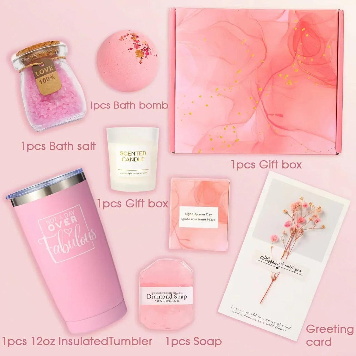 Cotton Spa Gift Set with Rejuvenating Essentials