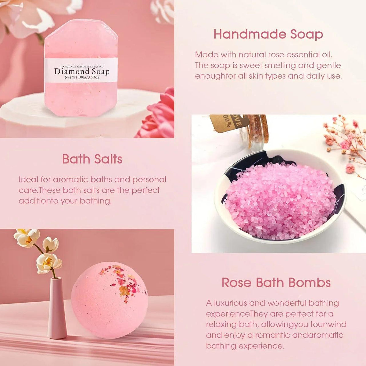 Cotton Spa Gift Set with Rejuvenating Essentials