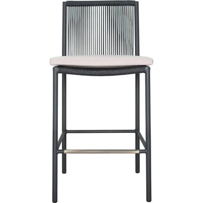Counter StoolSet of Two - Grey Outdoor