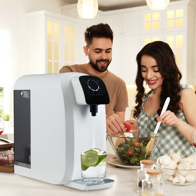 Countertop Reverse Osmosis Water Filter  5-Stage RO + PPC Water Filtration System with UV Light-White