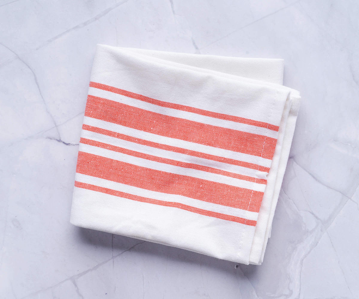 Coral Kitchen Towels Set of 4