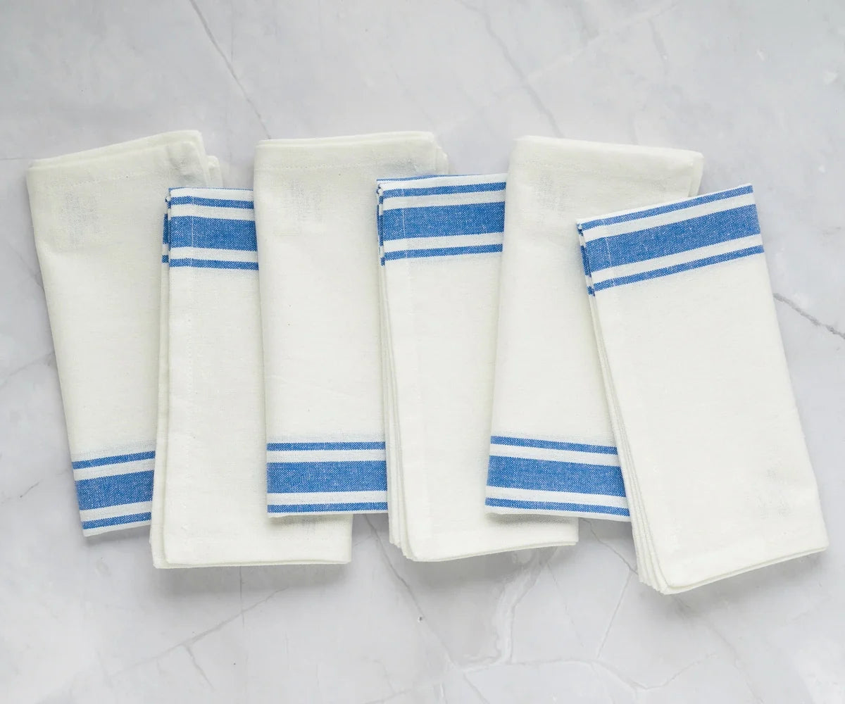 Restaurant Napkins - Set of 6 Bistro Napkins