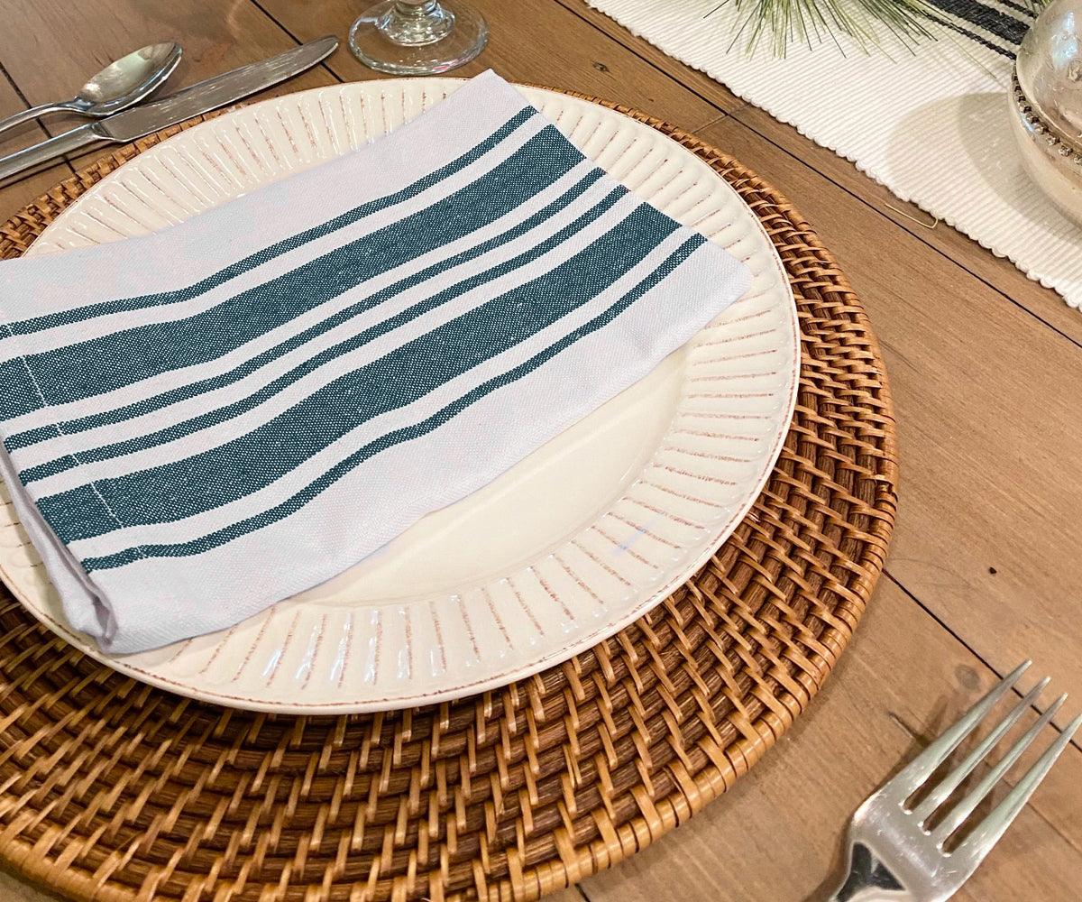 Restaurant Napkins - Set of 6 Bistro Napkins