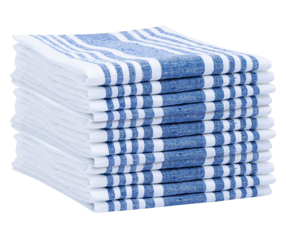 Blue Striped Napkins Set of 4, 8 & More