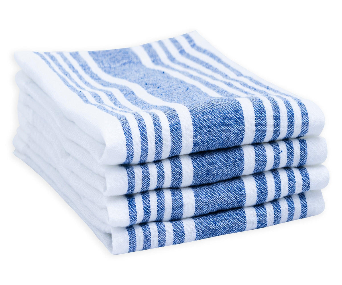 Blue Striped Napkins Set of 4, 8 & More