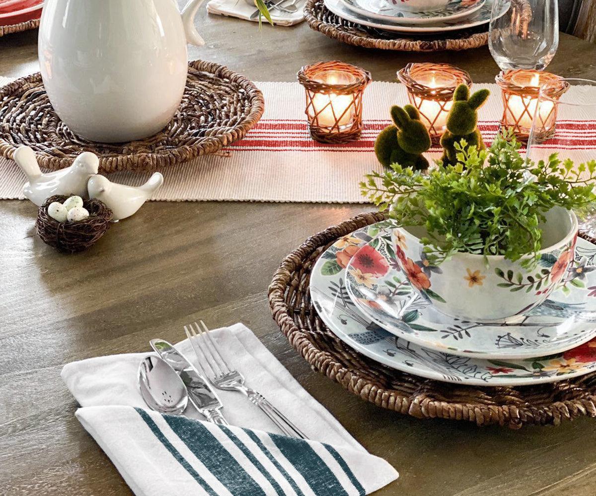 Restaurant Napkins - Set of 6 Bistro Napkins