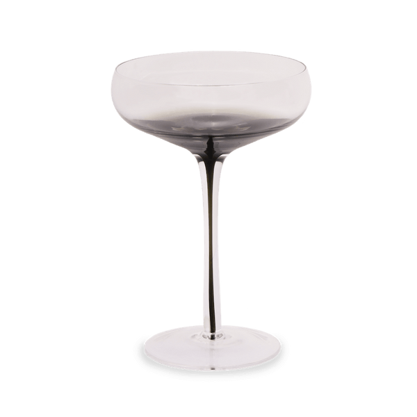 Smoke Stem Coupe Glasses
